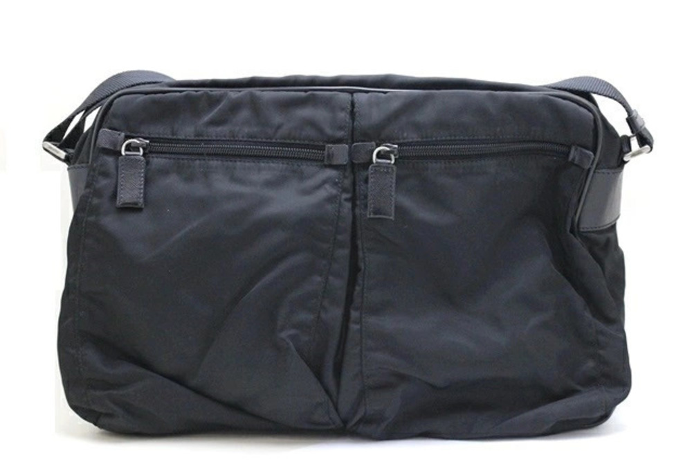 Prada Tessuto Shoulder Bag Black